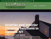 Tablet Screenshot of cleanandgreenny.us